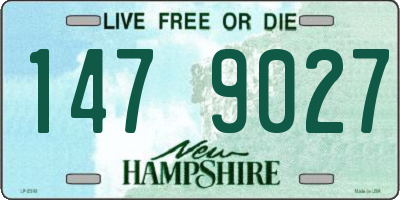 NH license plate 1479027