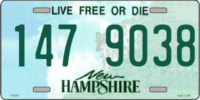 NH license plate 1479038