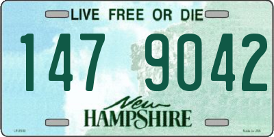 NH license plate 1479042