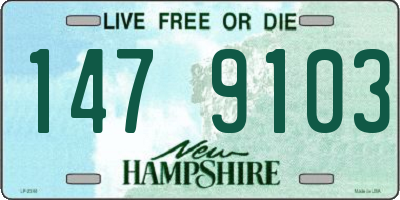 NH license plate 1479103
