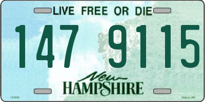 NH license plate 1479115