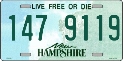 NH license plate 1479119