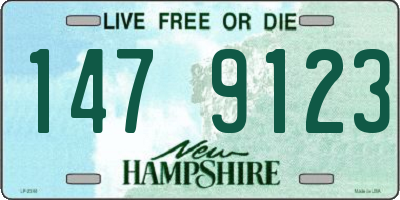 NH license plate 1479123