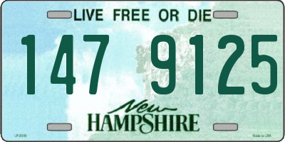NH license plate 1479125