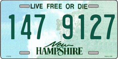 NH license plate 1479127