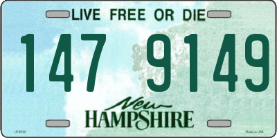 NH license plate 1479149