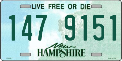 NH license plate 1479151