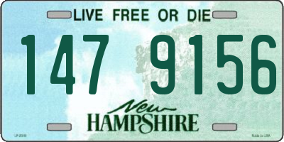 NH license plate 1479156