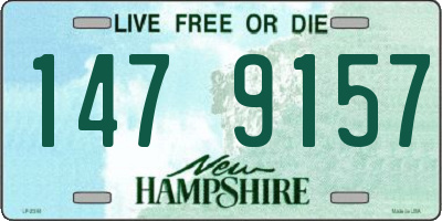 NH license plate 1479157
