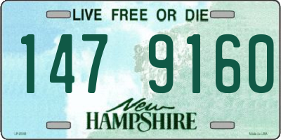 NH license plate 1479160