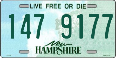 NH license plate 1479177