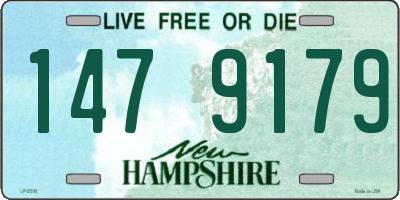 NH license plate 1479179