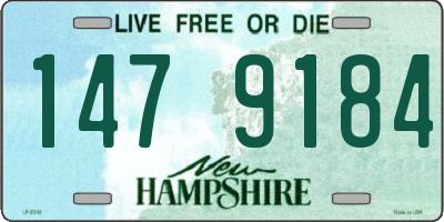 NH license plate 1479184