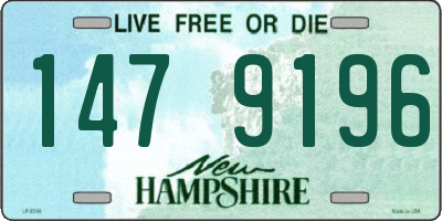 NH license plate 1479196