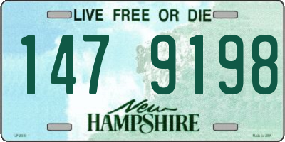 NH license plate 1479198