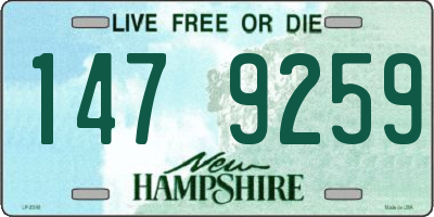 NH license plate 1479259