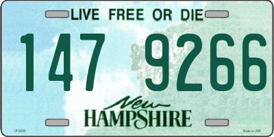 NH license plate 1479266