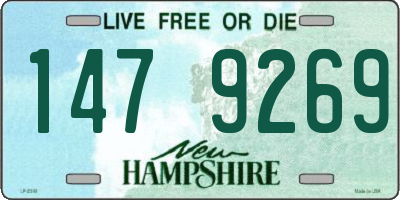 NH license plate 1479269