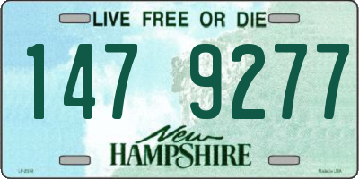 NH license plate 1479277