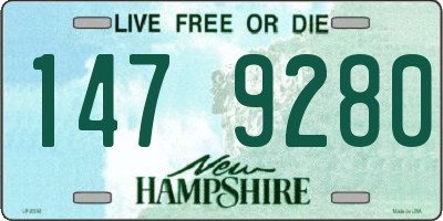 NH license plate 1479280