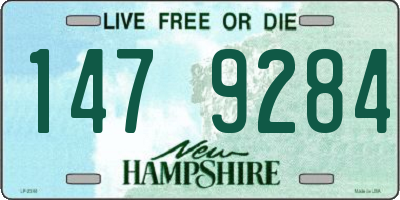 NH license plate 1479284