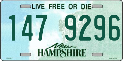 NH license plate 1479296