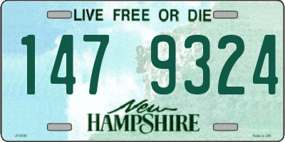 NH license plate 1479324