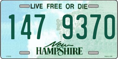 NH license plate 1479370
