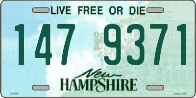 NH license plate 1479371