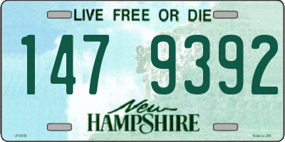 NH license plate 1479392