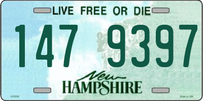 NH license plate 1479397
