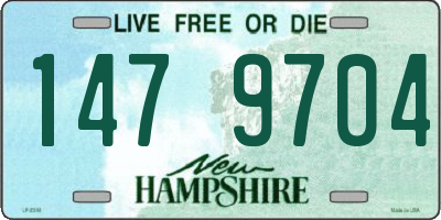 NH license plate 1479704