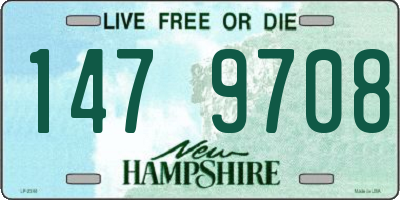 NH license plate 1479708
