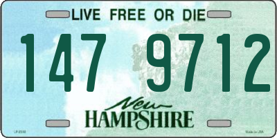 NH license plate 1479712