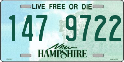 NH license plate 1479722