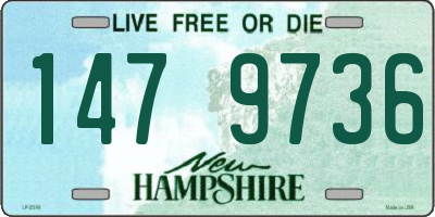 NH license plate 1479736