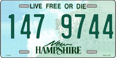NH license plate 1479744