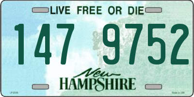 NH license plate 1479752