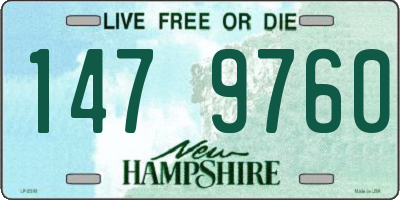 NH license plate 1479760
