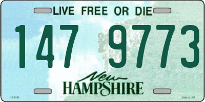 NH license plate 1479773