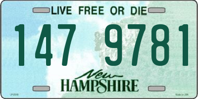 NH license plate 1479781