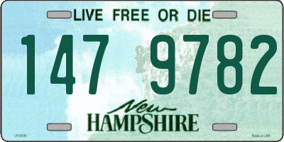 NH license plate 1479782