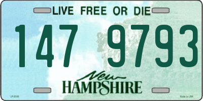 NH license plate 1479793
