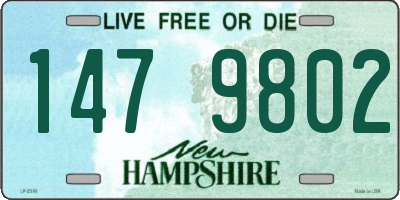 NH license plate 1479802