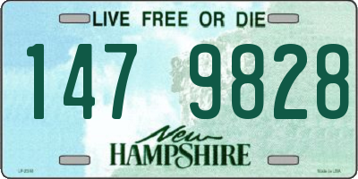 NH license plate 1479828