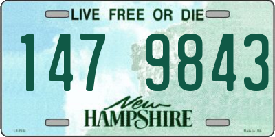 NH license plate 1479843