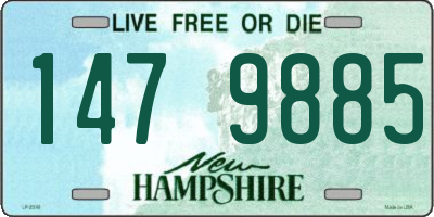 NH license plate 1479885