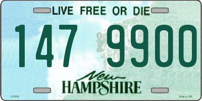 NH license plate 1479900