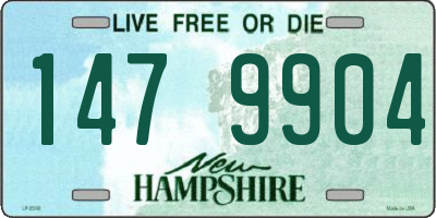 NH license plate 1479904