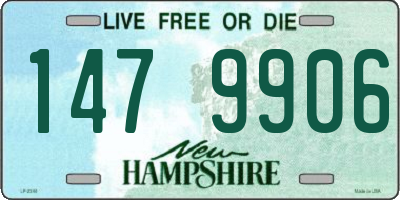 NH license plate 1479906